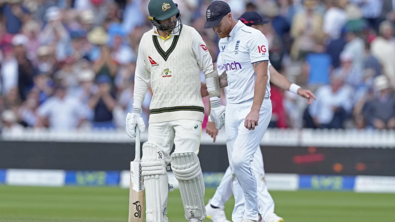 Lyon and Stokes at Lord's in 2023.