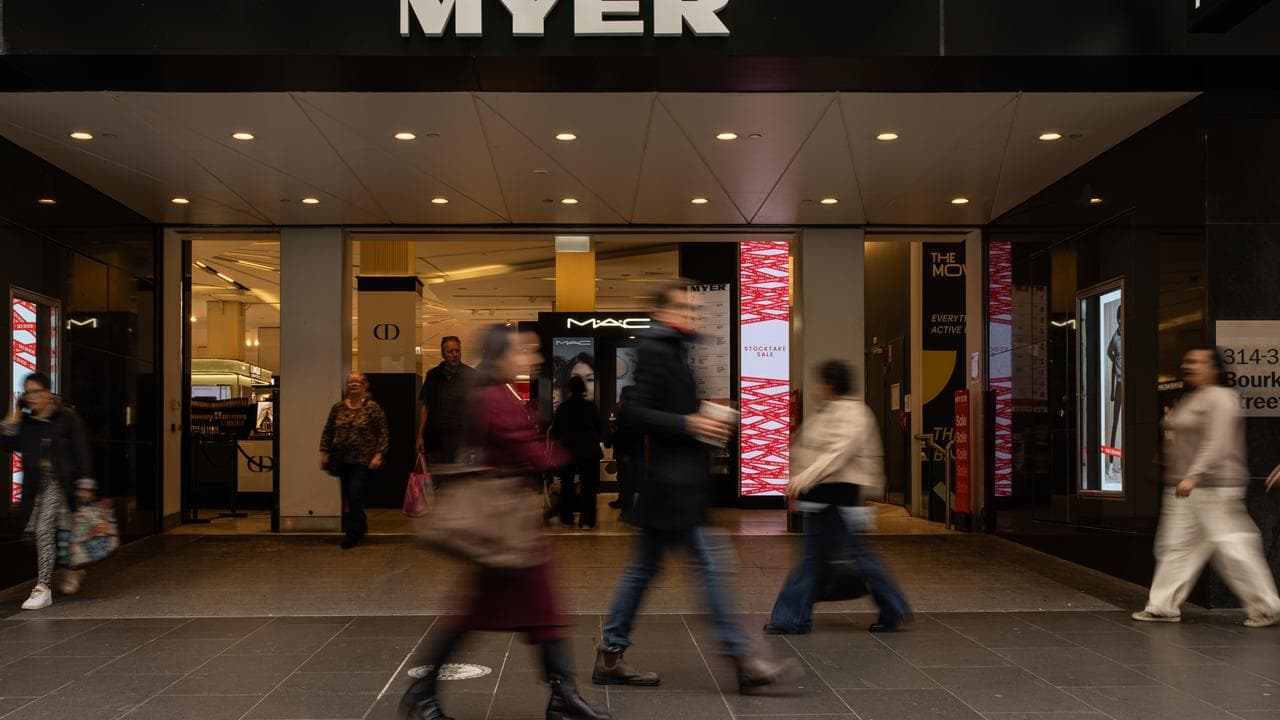 Bourke Street Mall in Melbourne