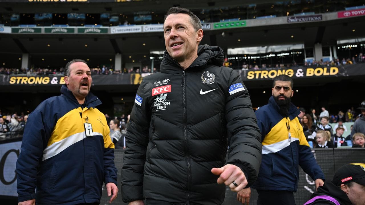 Collingwood coach Craig McRae