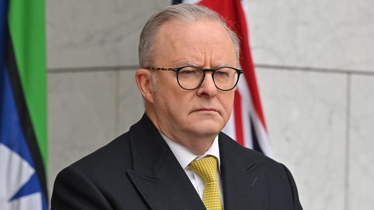 Anthony Albanese at Parliament House in Canberra