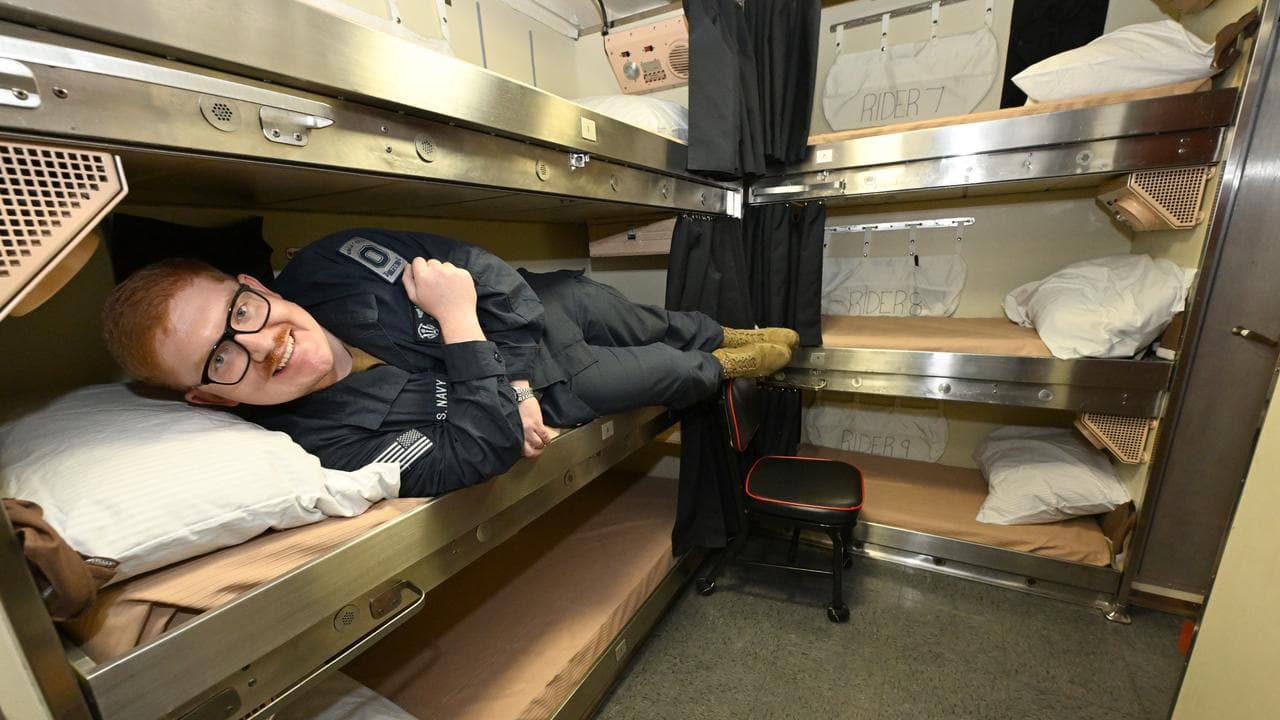 Crew quarters inside the USS Ohio