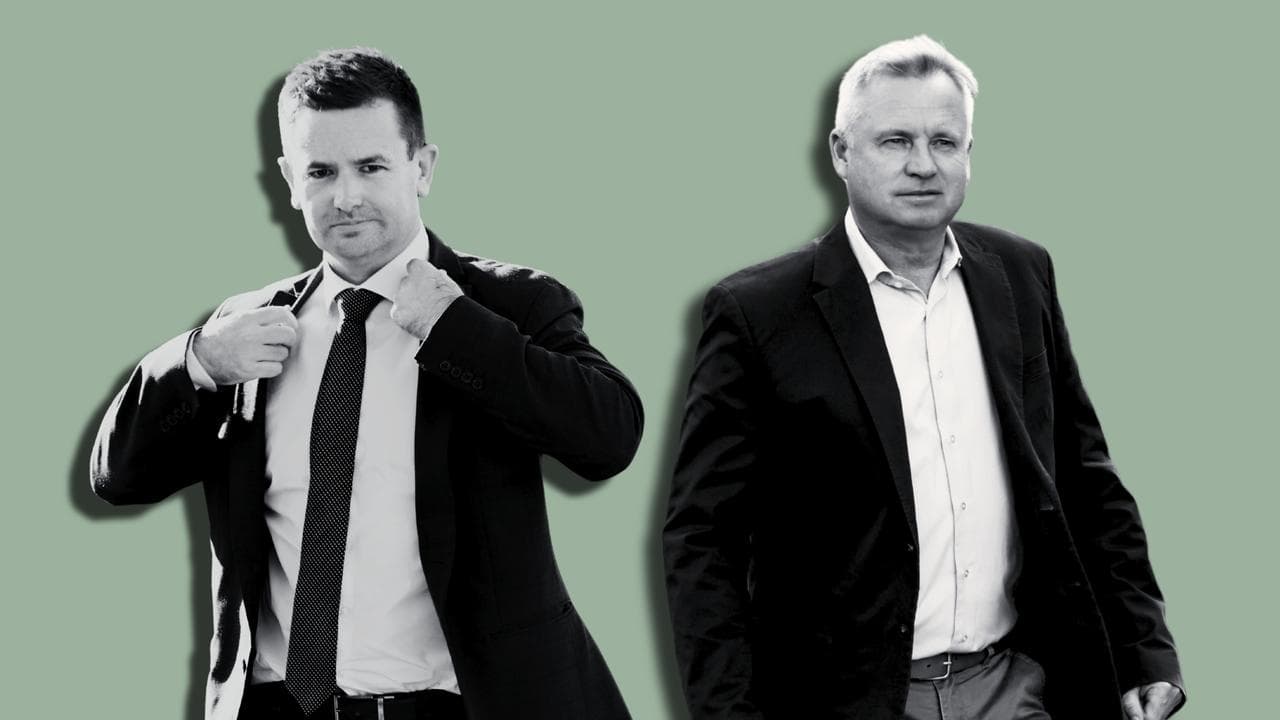 Dean Winter and Jeremy Rockliff