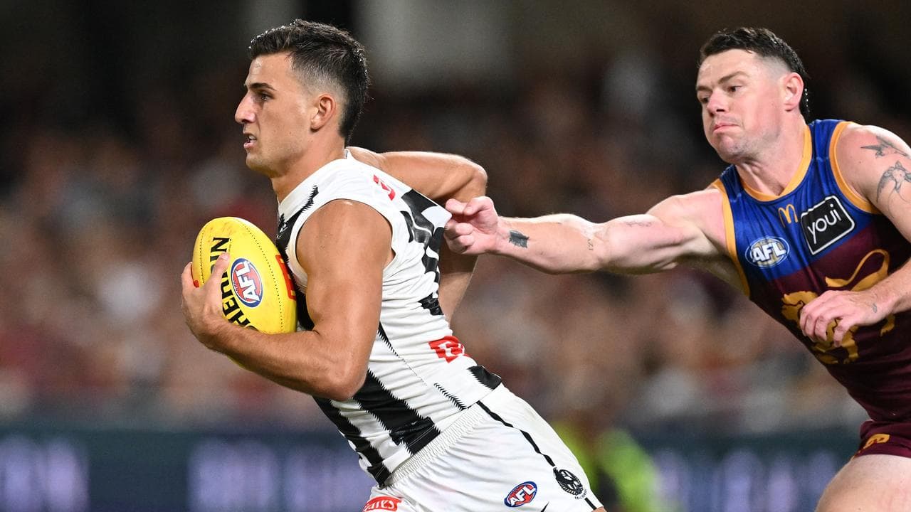 Nick Daicos ran riot when the Magpies beat the Lions