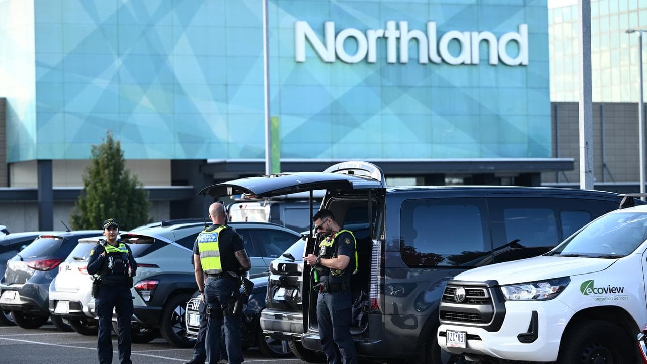 Police at Northland Shopping Centre