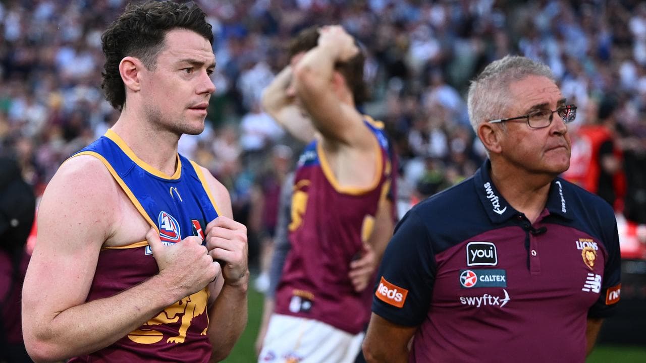 Lachie Neale and coach Chris Fagan.