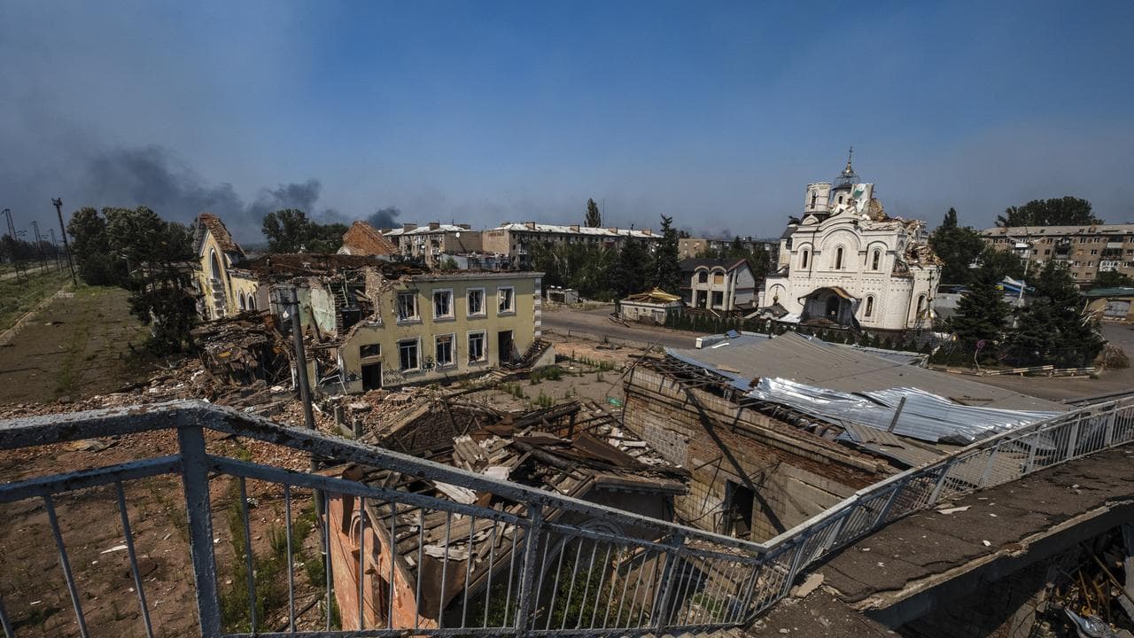 Kostyantynivka in Ukraine's Donetsk