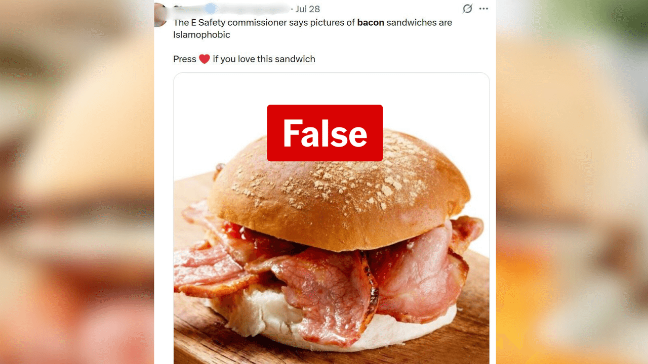 Screenshot of a social media post.