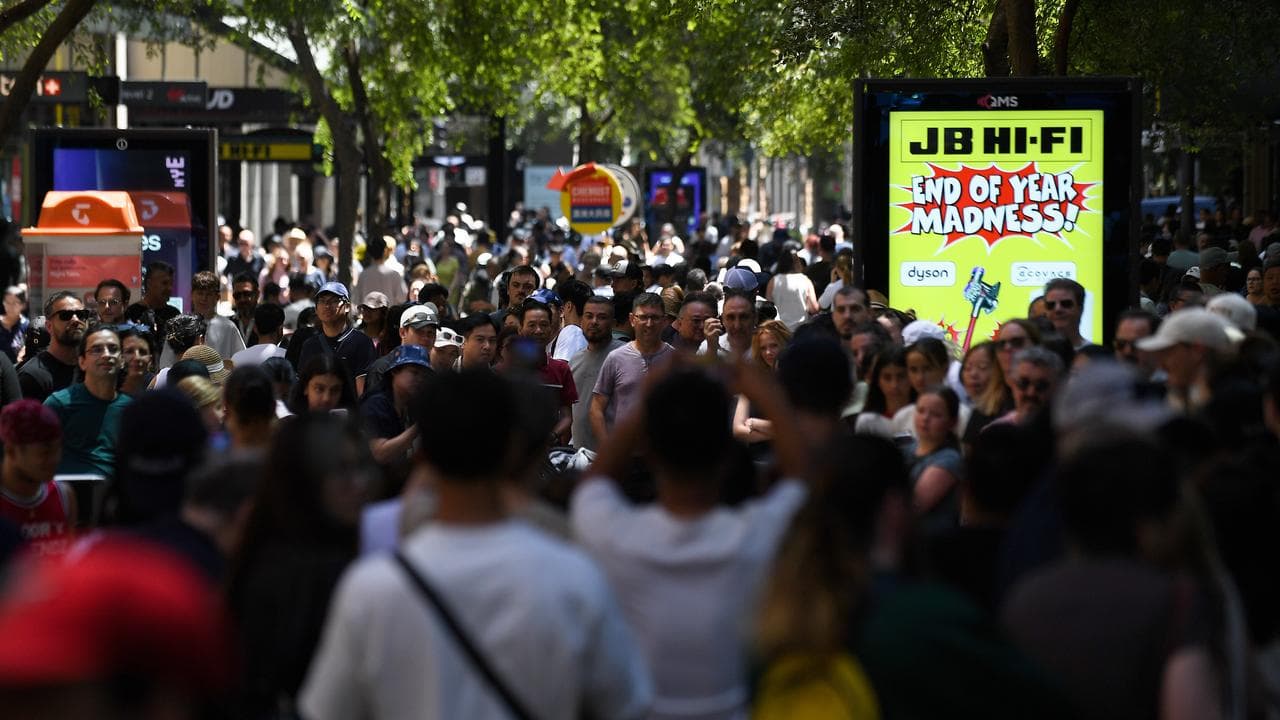Boxing Day sales crowd
