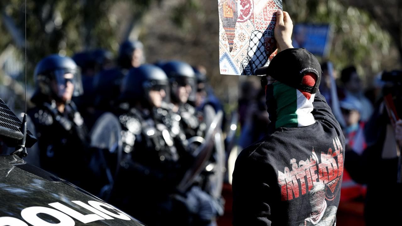 Gaza protest Melbourne