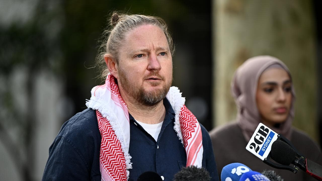 Palestine Action Group member Josh Lees