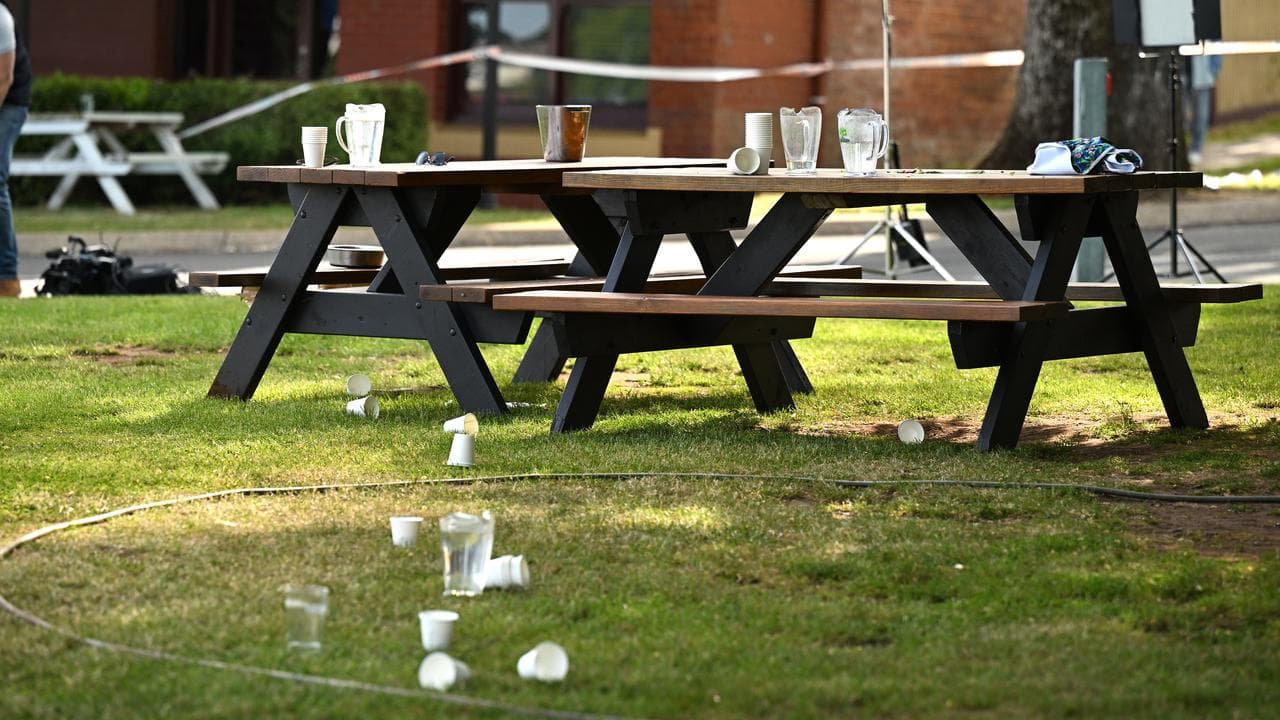 The scene after the fatal crash (file)