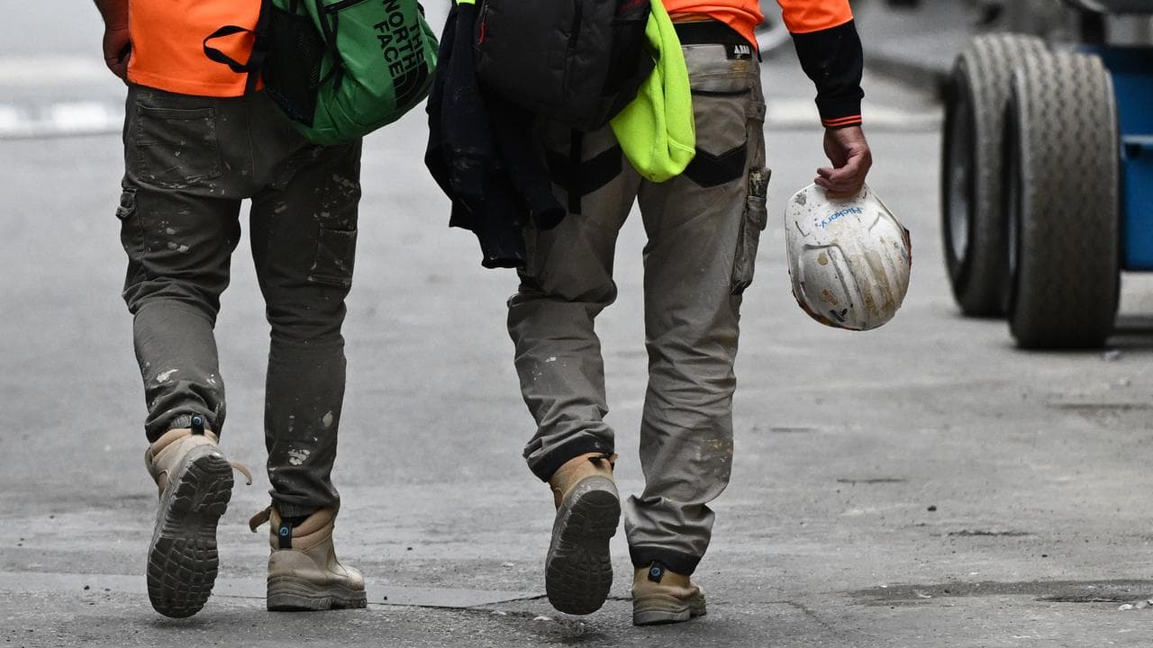 Construction workers (file image)