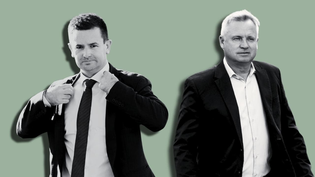 Dean Winter and Jeremy Rockliff