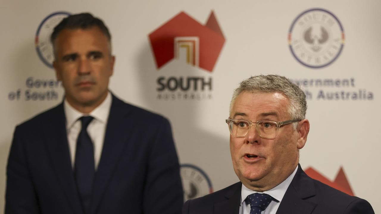 Environment Minister Murray Watt, SA Premier Peter Malinauskas