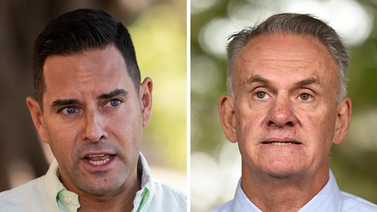Alex Greenwich and Mark Latham (file)