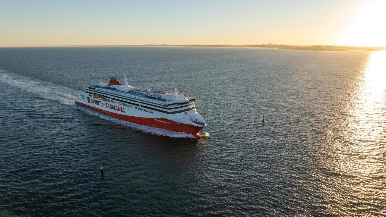 Spirit of Tasmania IV arrives at Fremantle