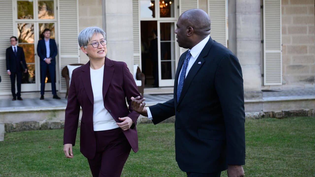Foreign Minister Penny Wong, UK Secretary Foreign Affairs David Lammy