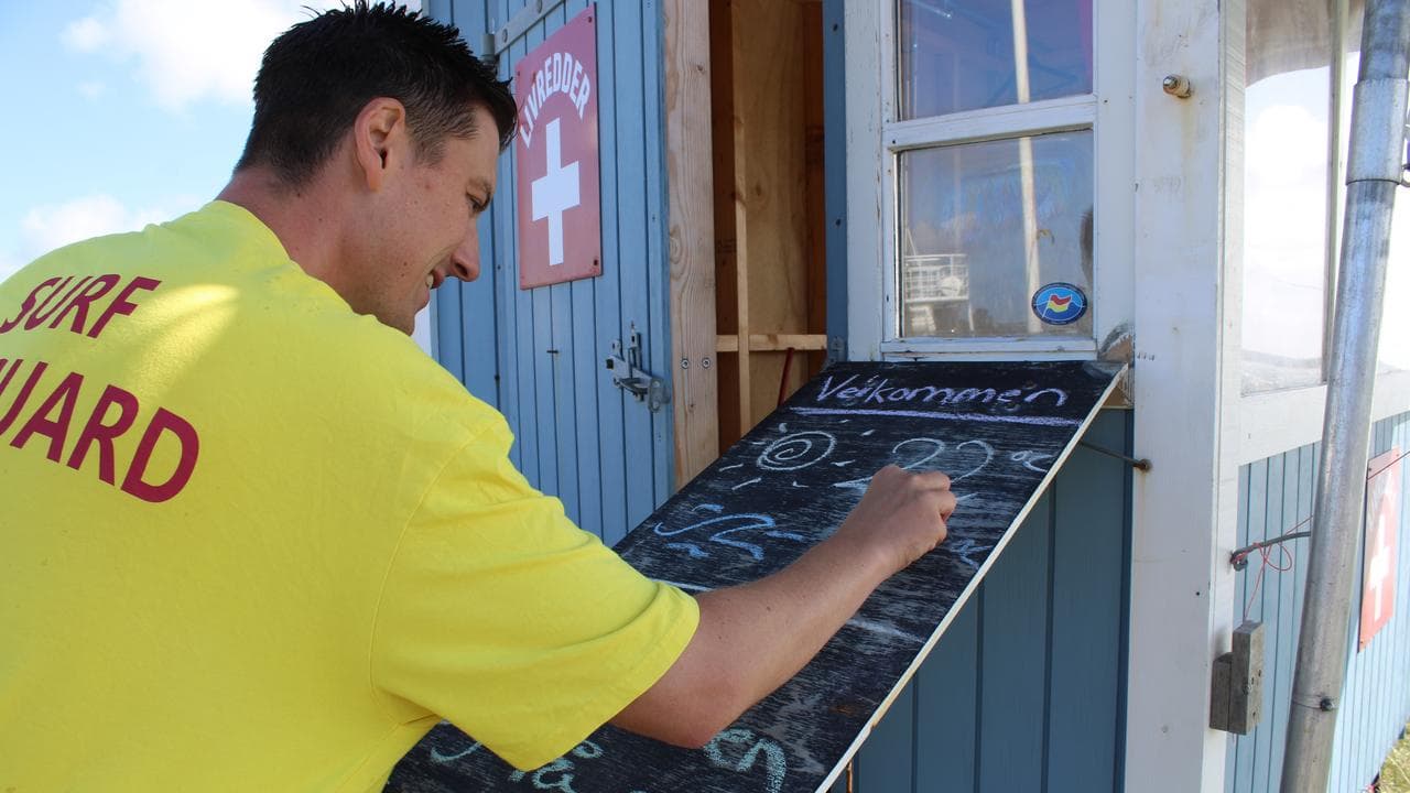 Australian lifesaver Sebastian Walker-Staalkjaer