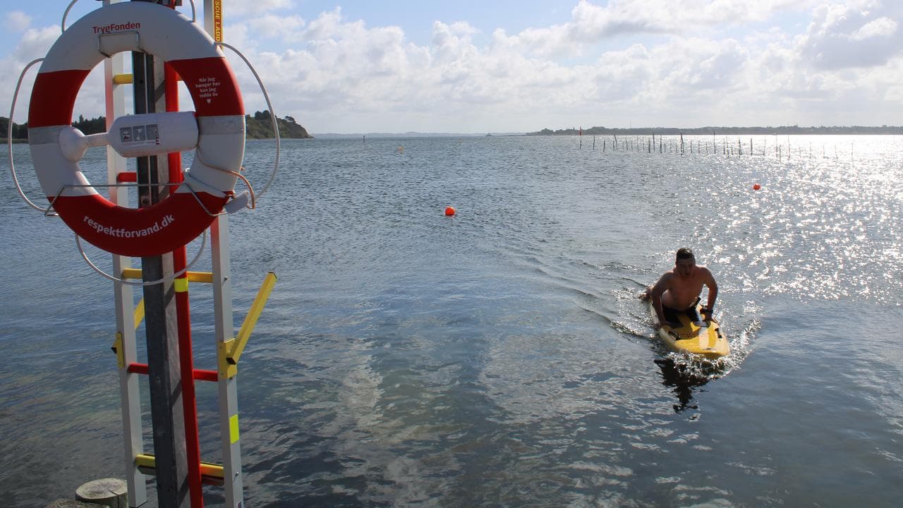 Australian lifesaver Sebastian Walker-Staalkjaer