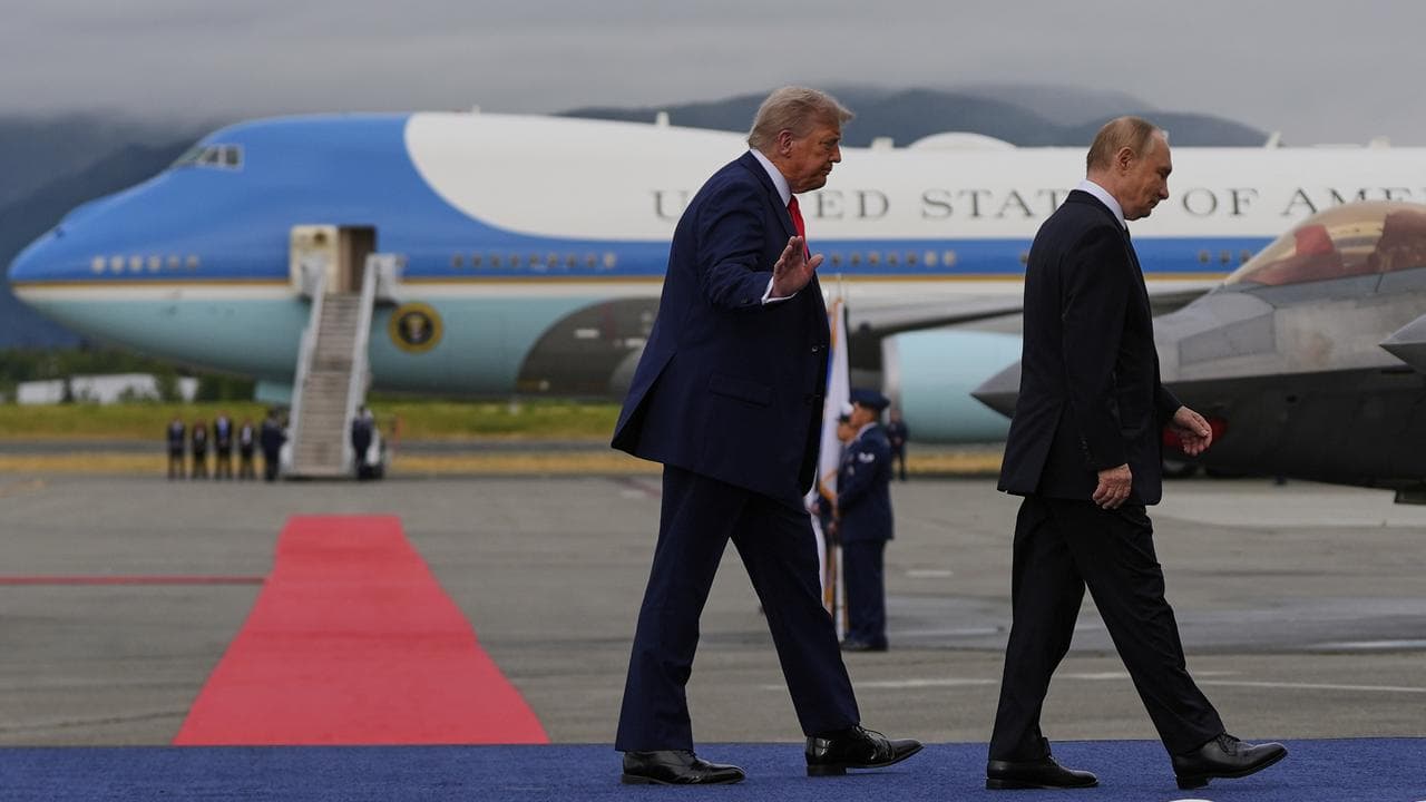 President Donald Trump and Russia's President Vladimir Putin