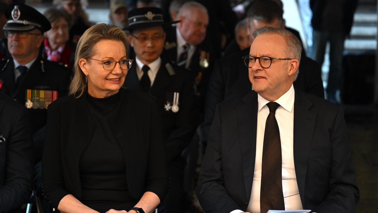 Sussan Ley and Anthony Albanese