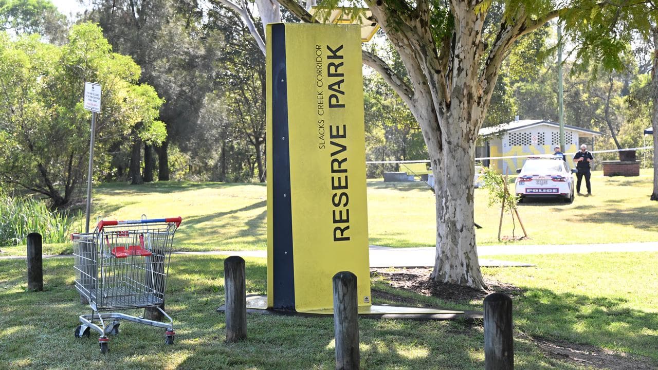 Police at the crime scene (file image)