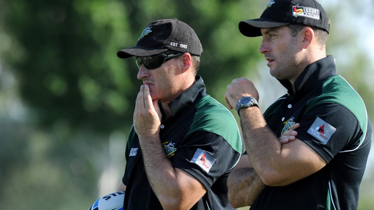 Former Ipswich coaches Ben and Shane Walker