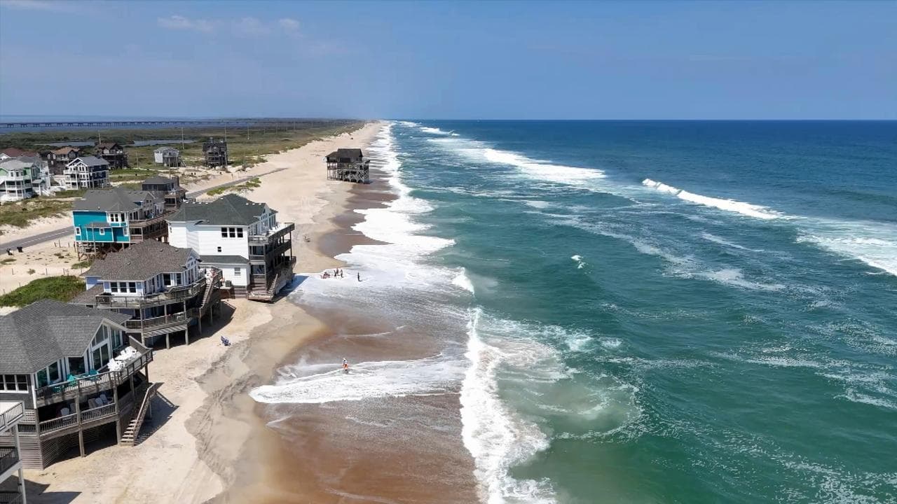 the Atlantic Coast in Dare County, N.C.,