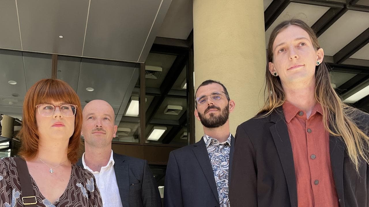 Matilda Lane-Rose, Jesse Noakes, Gerard Mazza and Emil Davey (file)