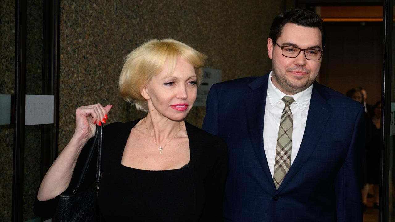 Zali Burrows and Bruce Lehrmann