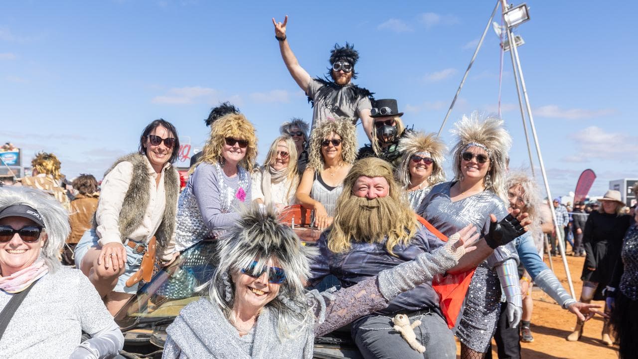 Revellers at the 2024 Mundi Mundi Bash