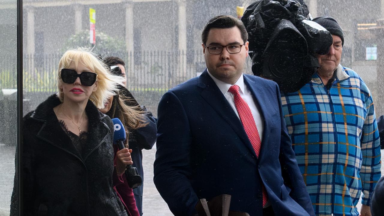 Zali Burrows and Bruce Lehrmann