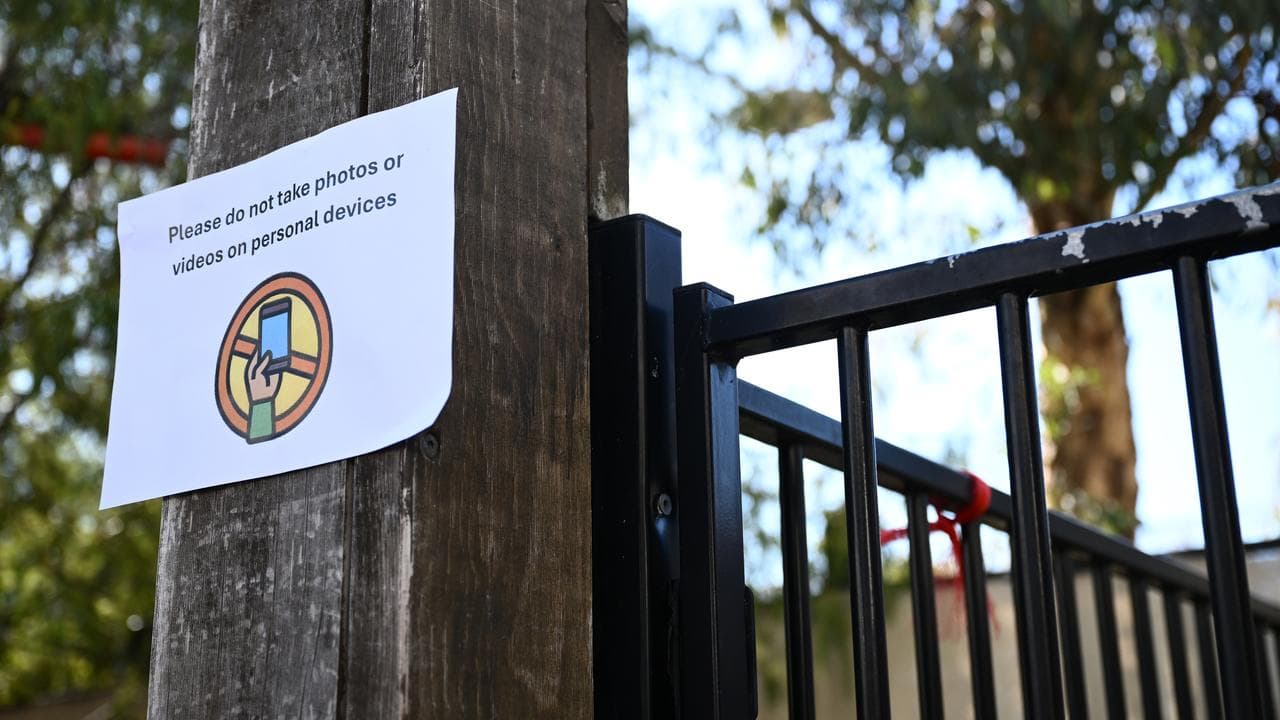 Childcare fence signage