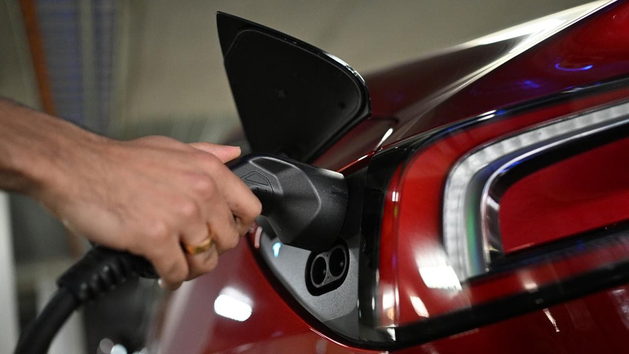 An electric car charger