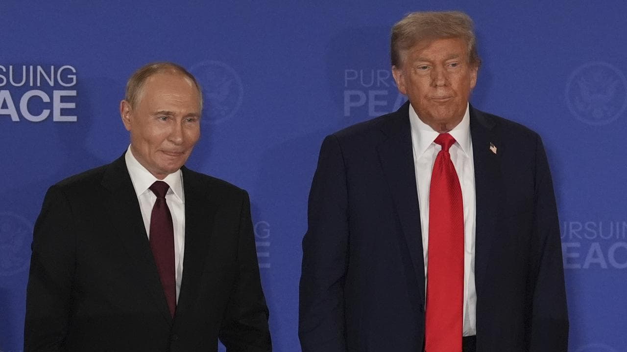 Vladimir Putin and Donald Trump in Alaska