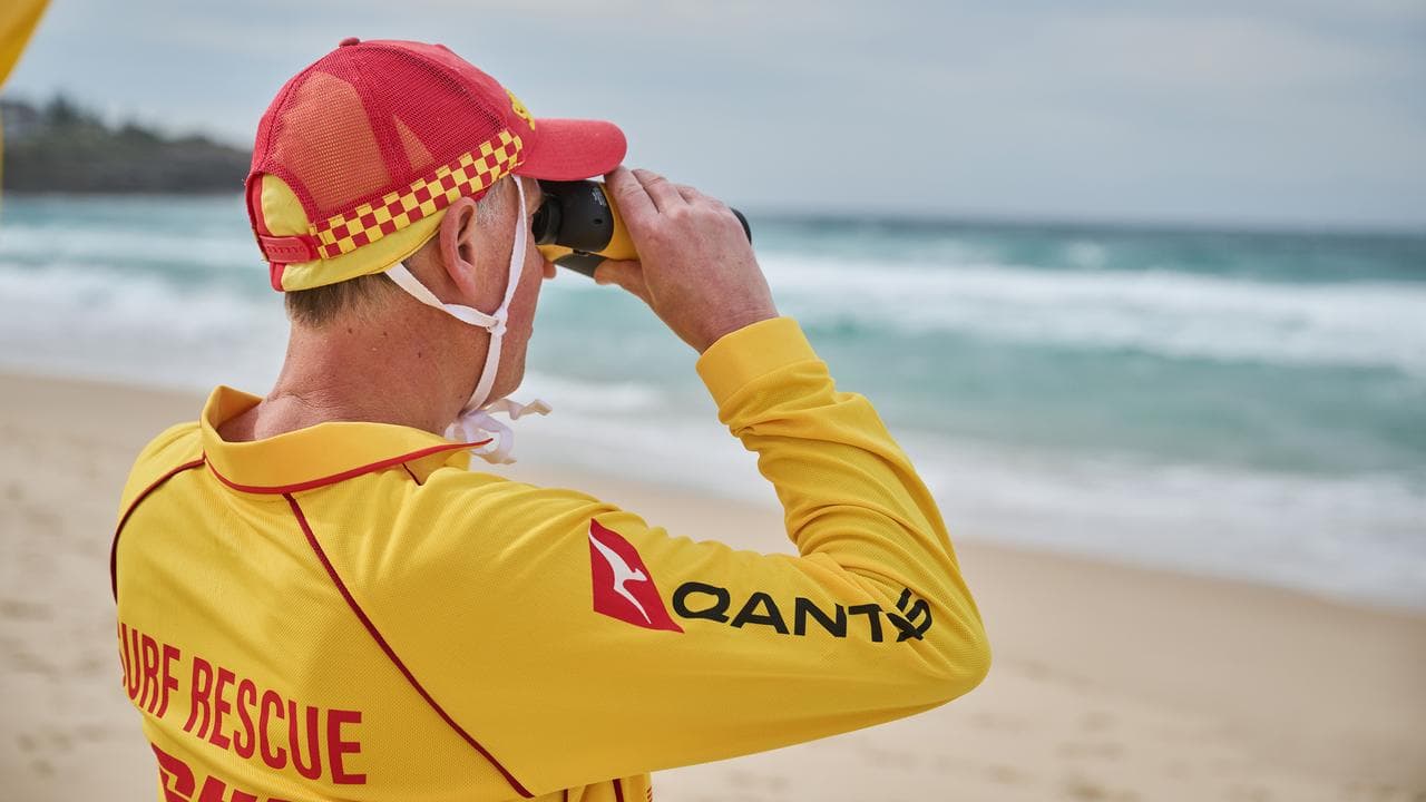 A surf lifesaver 