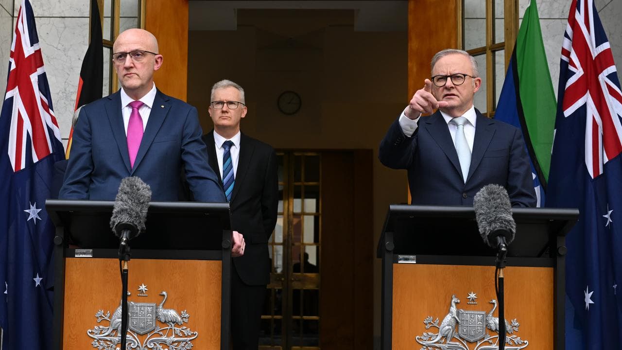 Mike Burgess and Prime Minister Anthony Albanese