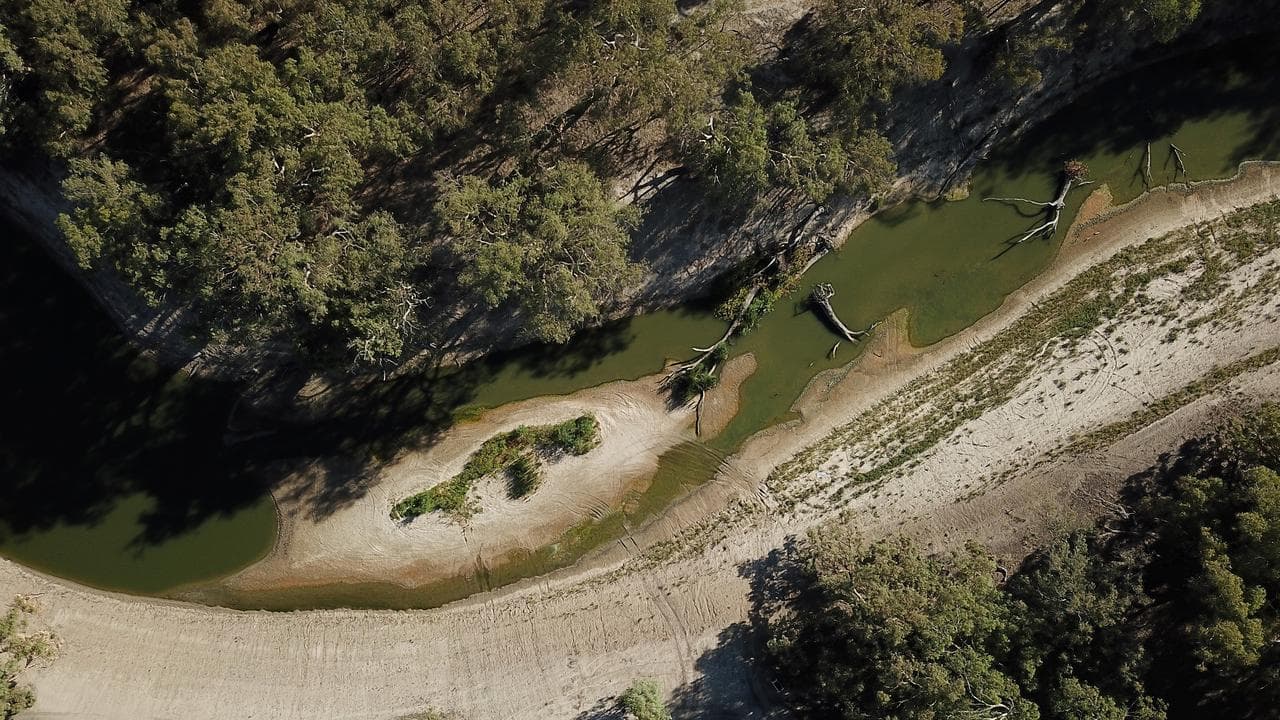 The Darling River near Menindee (file image)
