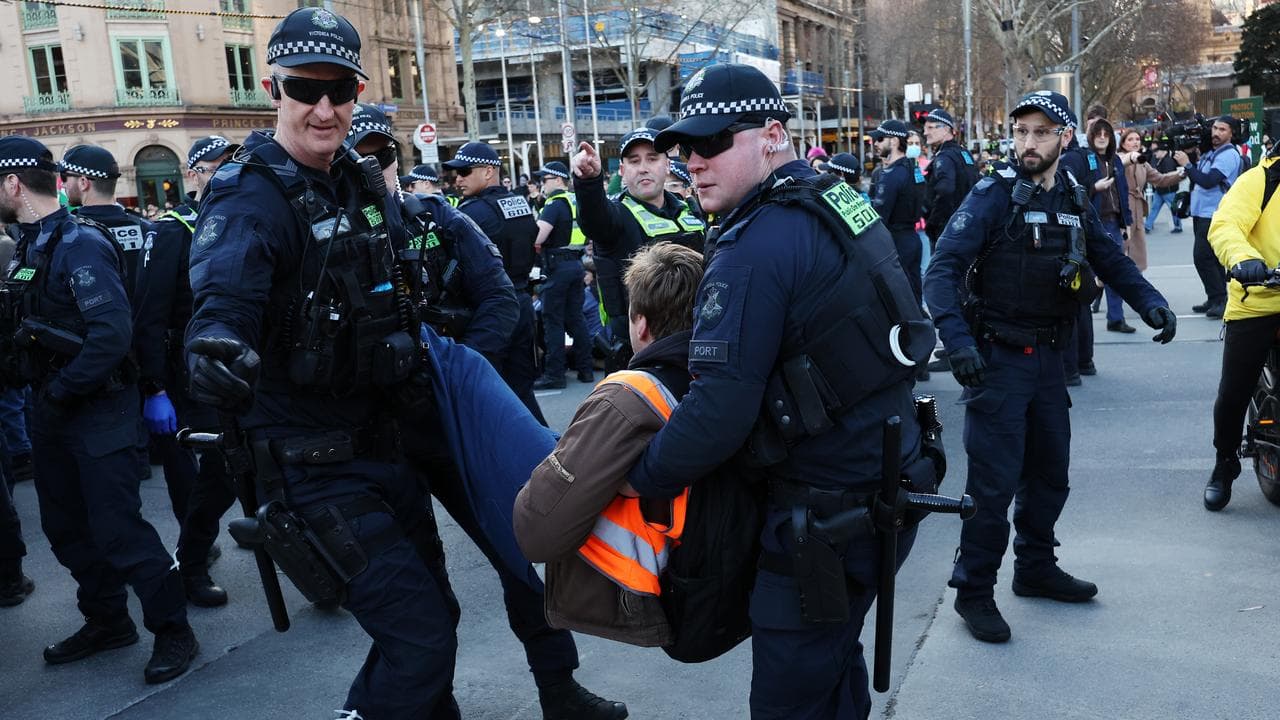 Police in Melbourne (file)