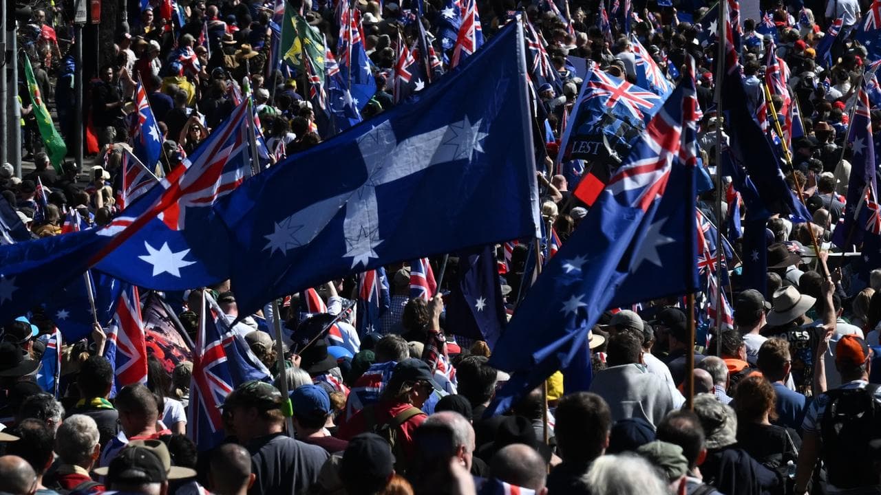 March for Australia anti-immigration rally in Sydney