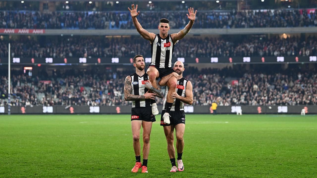 Jeremy Howe, Steele Sidebottom and Scott Pendlebury.