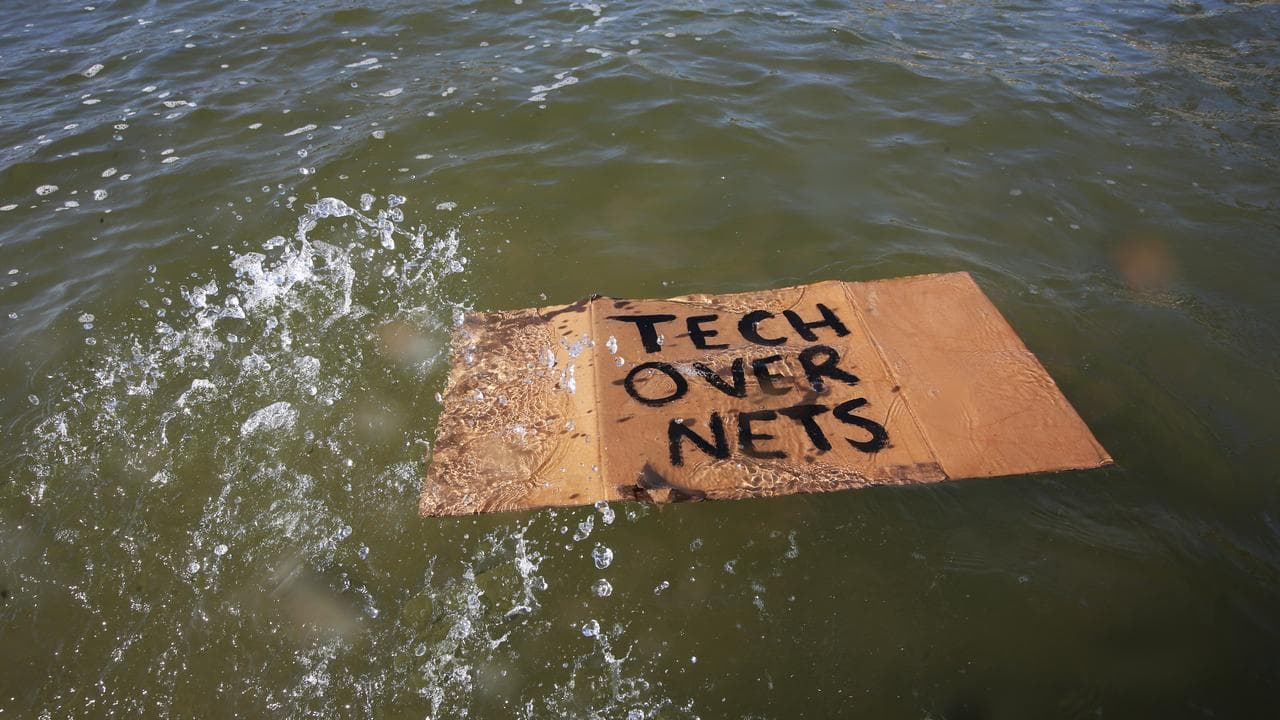 High-tech drumlines are an expensive alternative to shark nets.