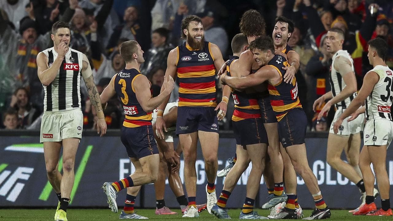 Crows beat Magpies.