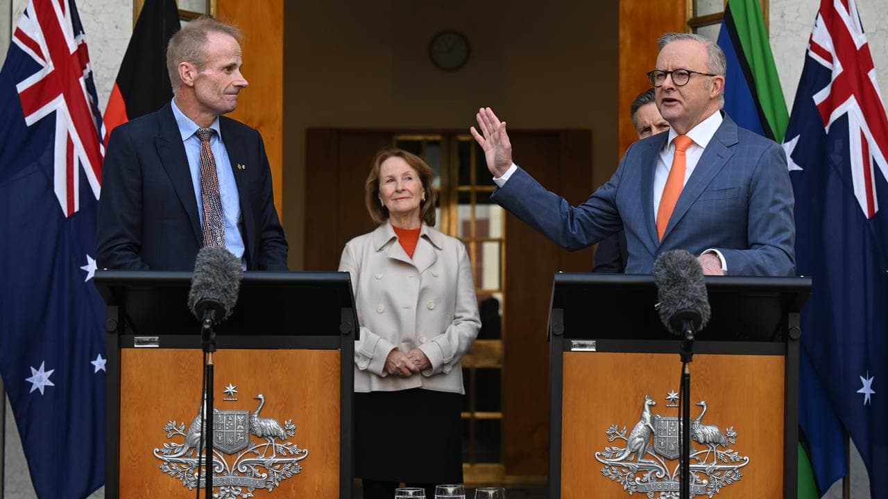 Richard Scolyer and Anthony Albanese