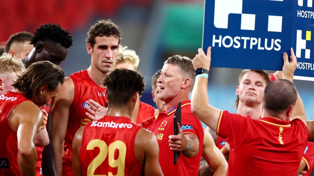 Suns Coach Damien Hardwick during