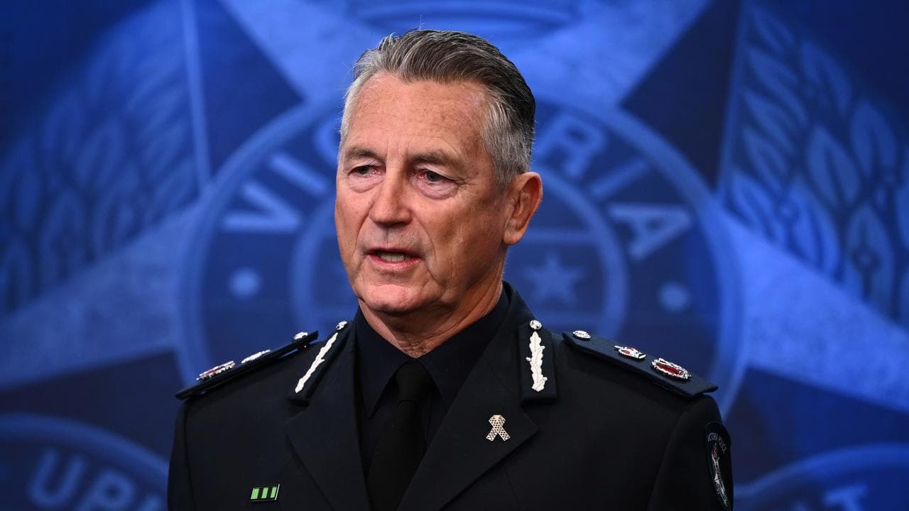 Victoria Police Chief Commissioner Mike Bush (file image)