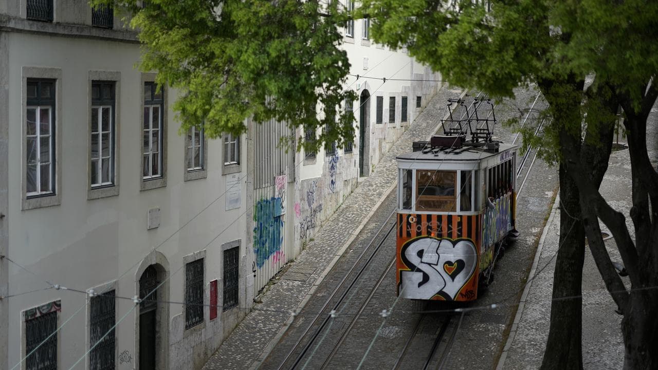 File photo of funicular in Lisbon