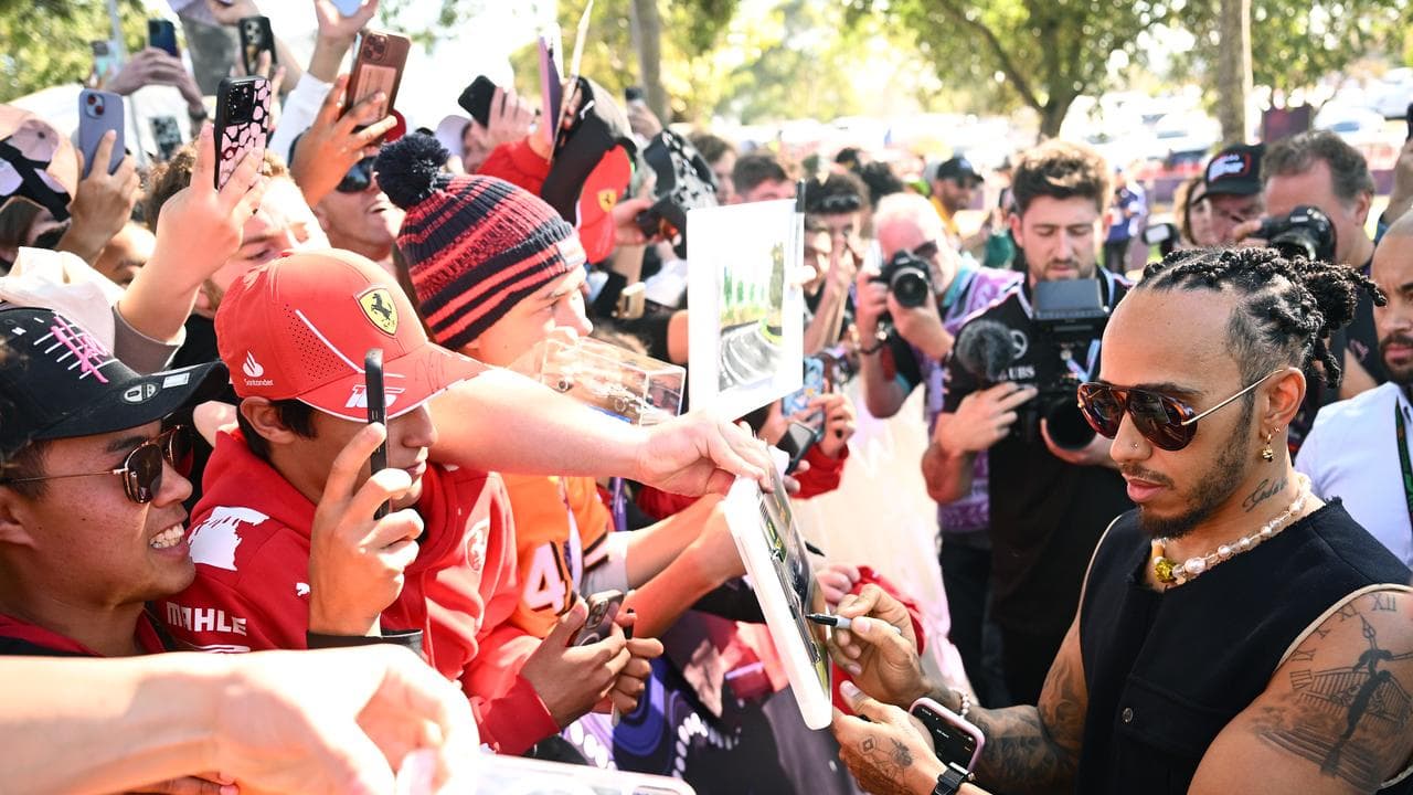 Lewis Hamilton of Mercedes