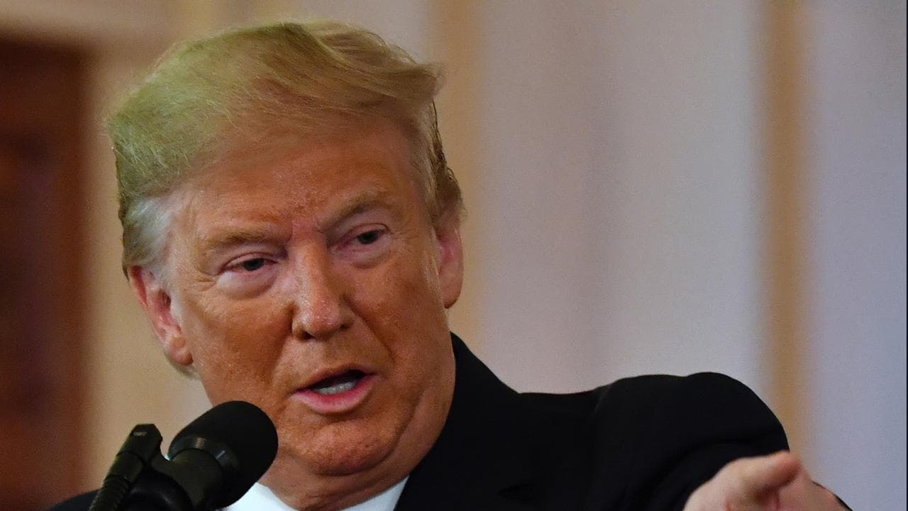 US President Donald Trump