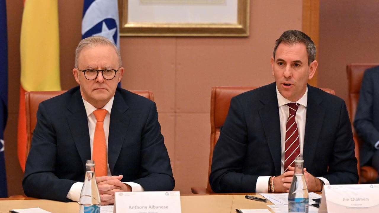 Anthony Albanese and Jim Chalmers at the Economic Reform Roundtable.